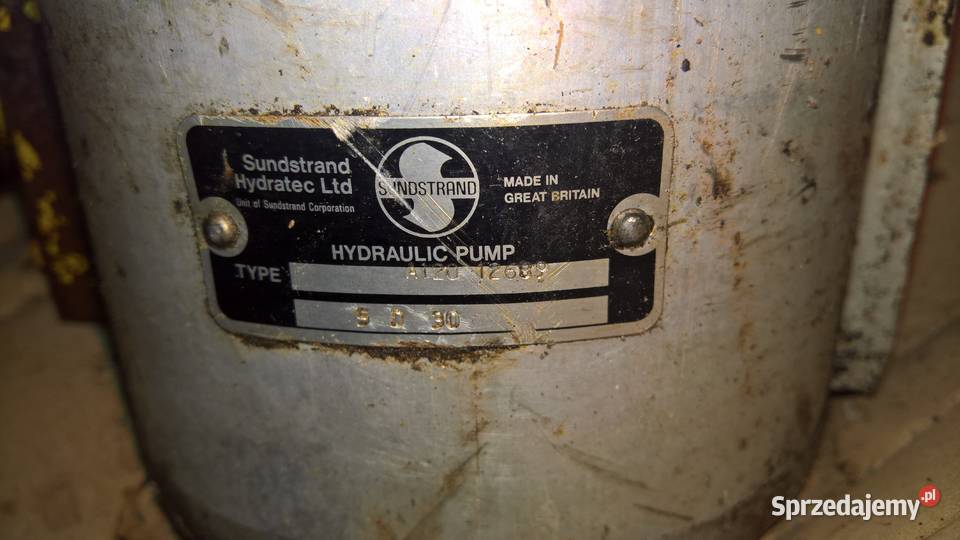pompa hydrauliki do JCB 3 Sundstrand hydratec Lubartów