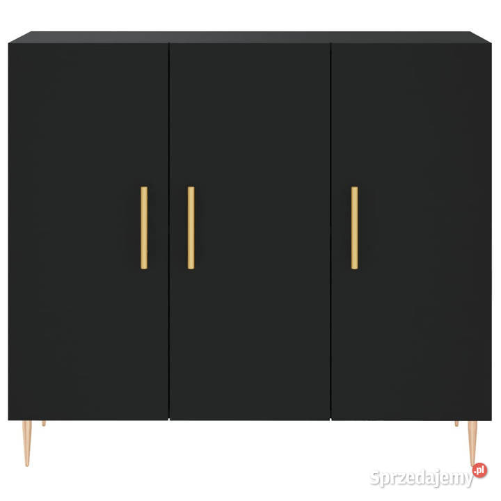 Szafka czarna 90x34x80 materiał drewnopochodny mazowieckie Warszawa