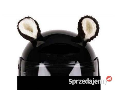 USZY MISIA NA PRZYSSAWKI na kask słuchawki TV 2