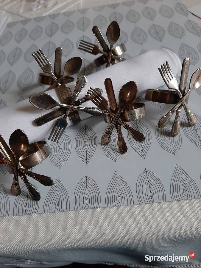 Platerowane serwetniki 6 Stronie Śląskie sprzedam