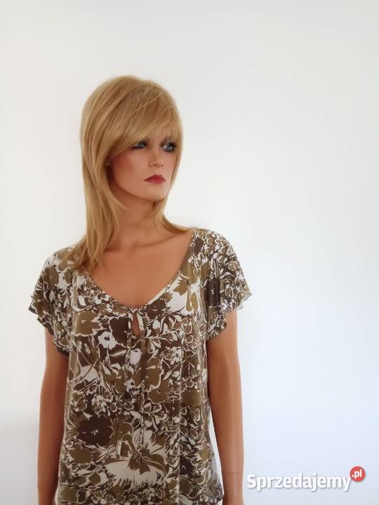 Bluzka tshirt Soon wzorzyste khaki r 4446 Pszczyna