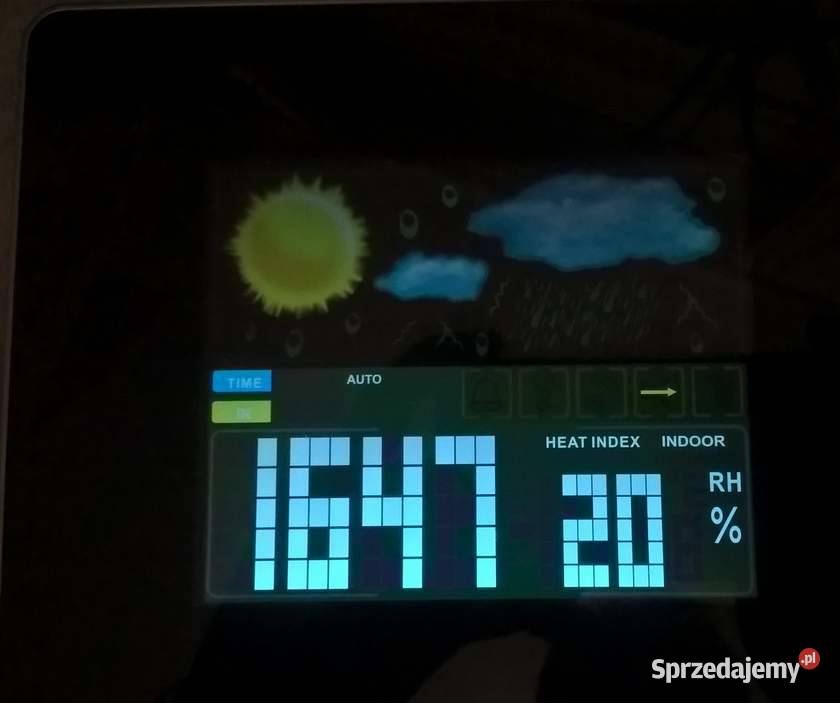Zegar z Alarmem i Pogodą różne dane stołowy Kraków sprzedam