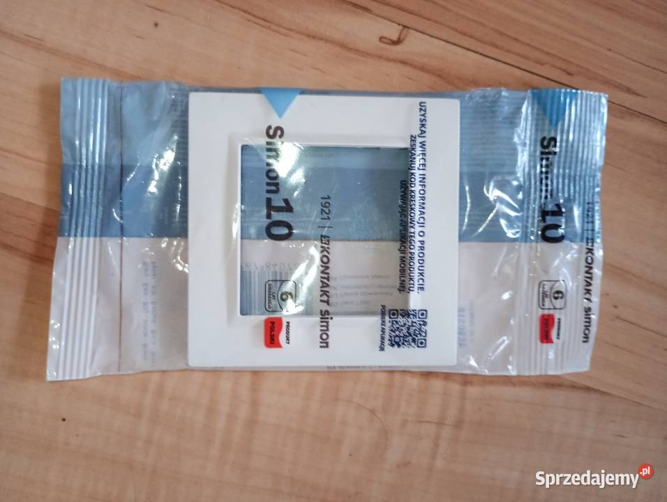 ramka pojedyńcza biała Simon 10 nowa zachodniopomorskie Szczecin