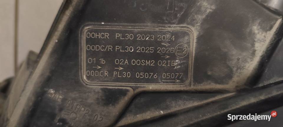 LAMPA LEWA PRZÓD VOLVO XC90 0212 I EUROPA Lampy przednie Biała Podlaska