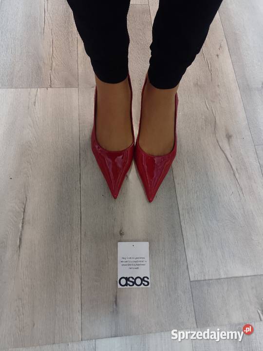 41 ASOS Design Czerwone czółenka wieczorowe z Kraków
