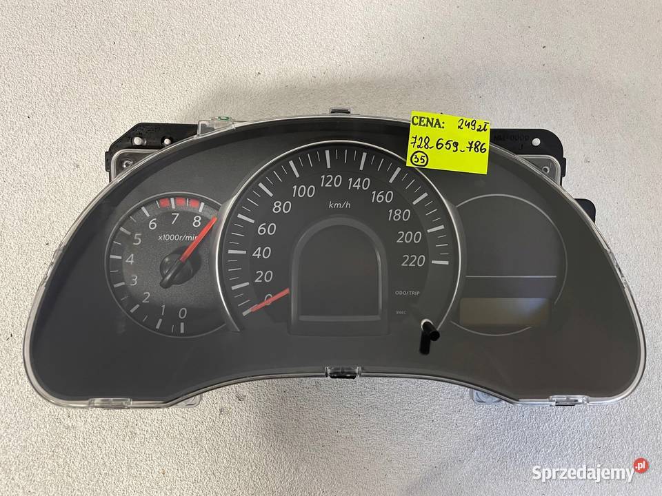 LICZNIK ZEGARY NISSAN MICRA QASHQAI Warszawa