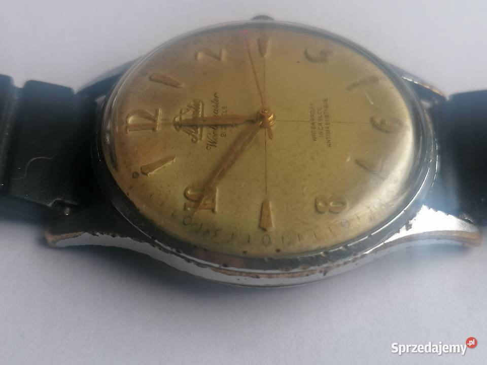 zegarek Atlantic Woldmaster 21J Prima r1954 Piotrków Trybunalski