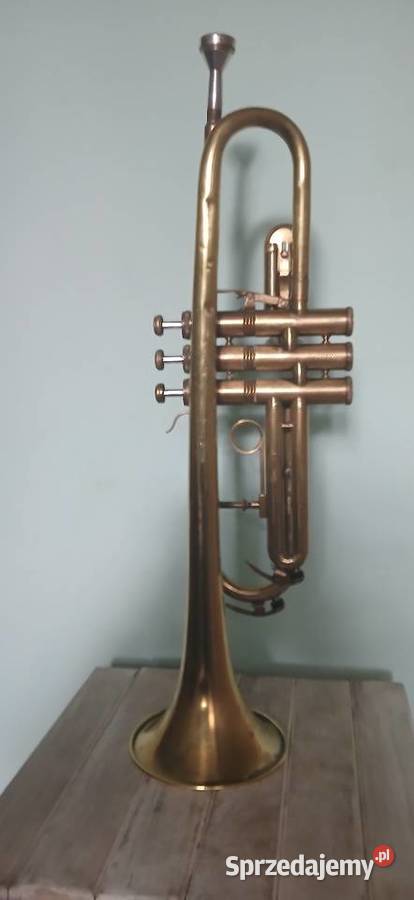 Stara Polska Trąbka firmy WFIDIP Polmuz z lat 50 blaszane