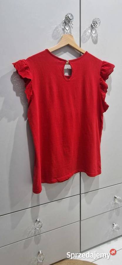 Ażurkowa bluzeczka Mohito czerwony Dąbrowa Górnicza