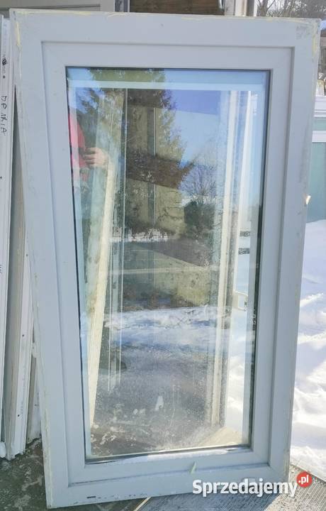 Okno Pcv 107x139 dwuszybowe używane stan żaluzja Budowa Łódź