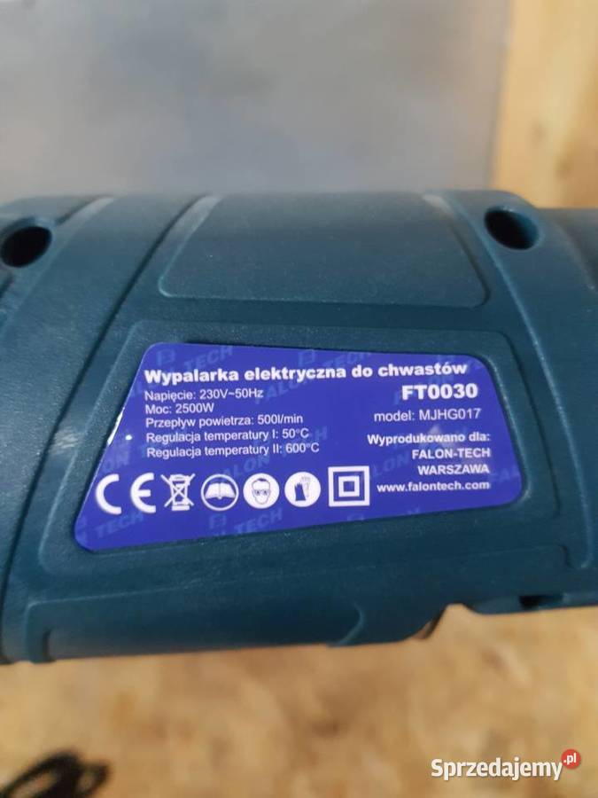WYPALARKA DO CHWASTÓW OPALARKA ELEKTRYCZNA 2500W Głogowa