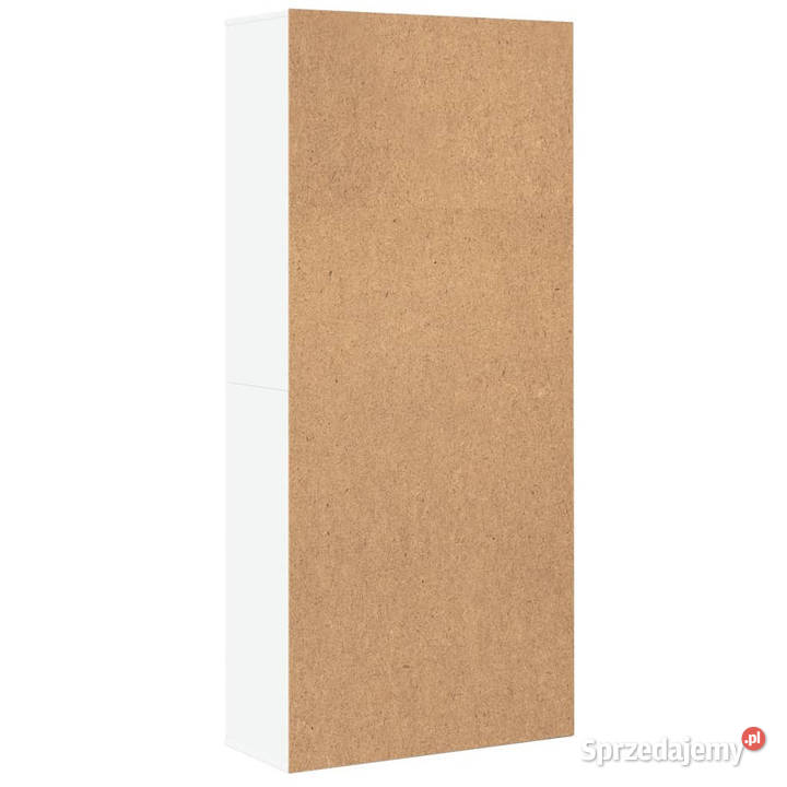 Wysoka szafka biała 80x35x180 materiał Warszawa