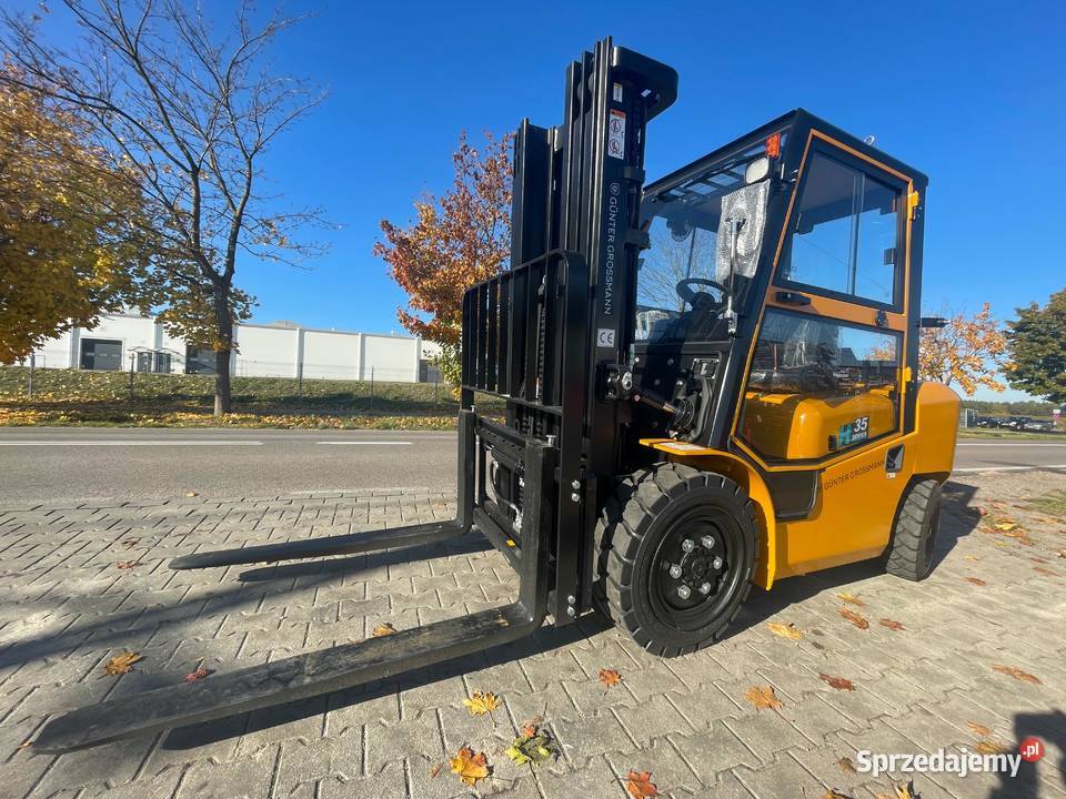Wózek widłowy 35T 45m kabina Gunter Grossmann diesel Olsztyn sprzedam