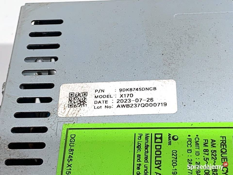 RADIO SSANGYONG TIVOLI 8914035410 ODTWARZACZ