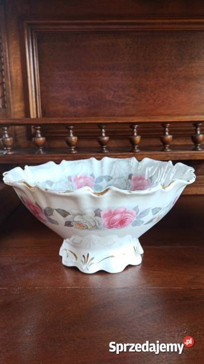 Miseczka patera Silesia Secesja 1915 1938 r Róże