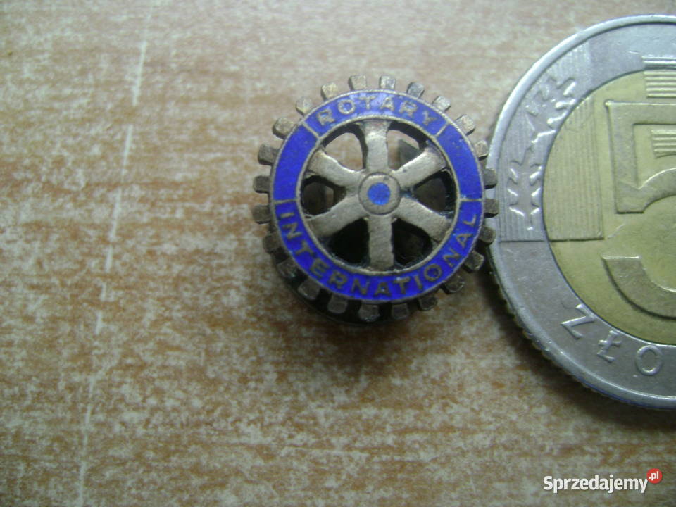 Starocie z PRL Odznaka brytyjska Rotary Militaria Gdynia
