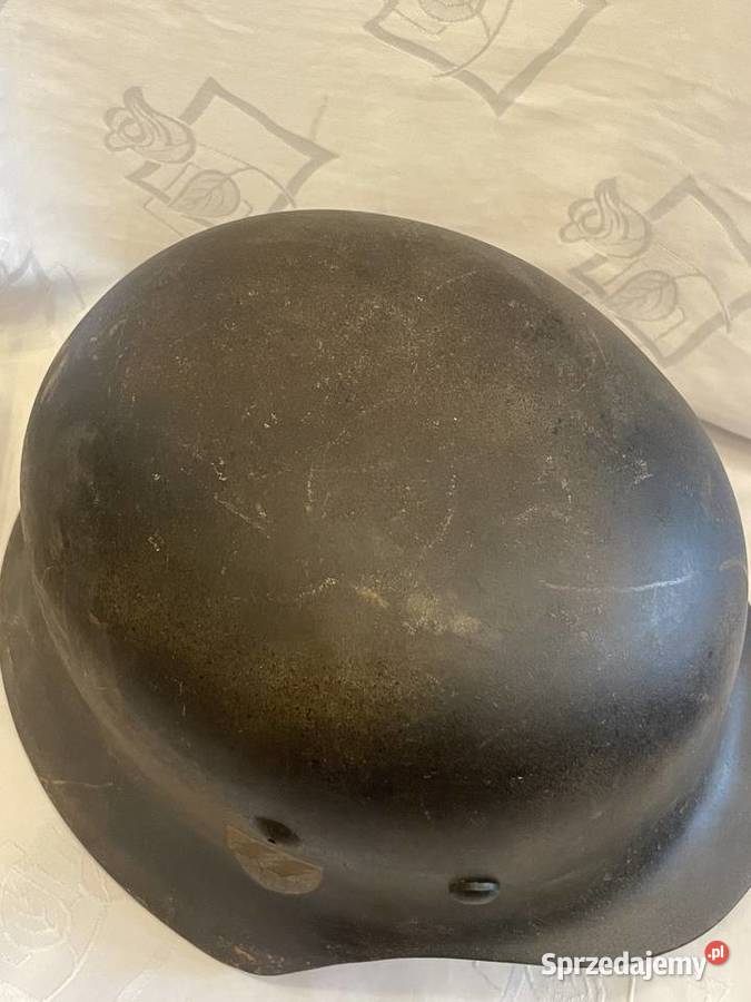 Oryginalny hełm niemiecki Stahlhelm II wojna małopolskie