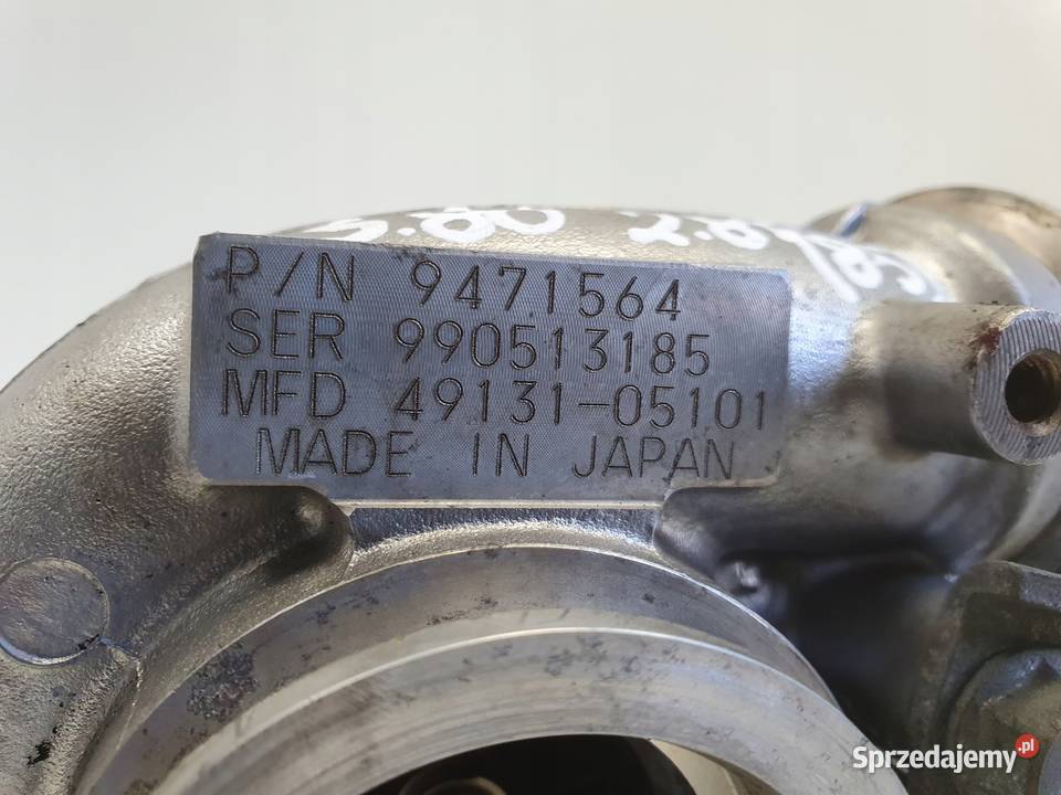 TURBOSPRĘŻARKA Volvo S80 28 T6 turbo 9471564 Rudka sprzedam