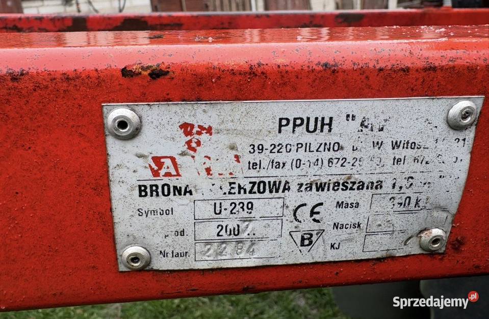 Talerzówka brona talerzowa Skaryszew