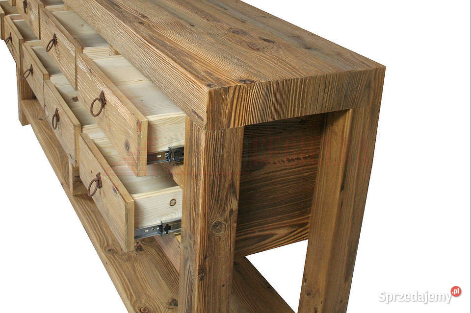 Szafka łazienkowa komoda konsola stare drewno Łazienkowe Słupno