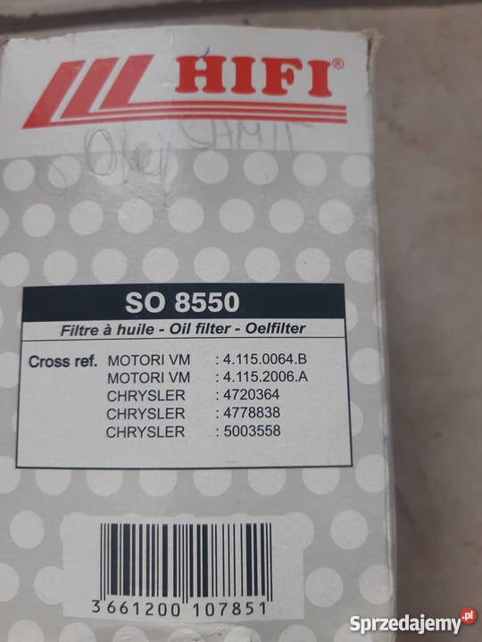 Filtr oleju Antonio Carraro SO8550 sprzedam