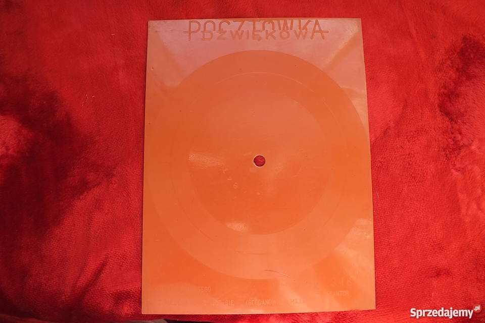 Stara pocztówka dźwiękowa I Santor i Bogdanowicz 1 płyta lubuskie sprzedam