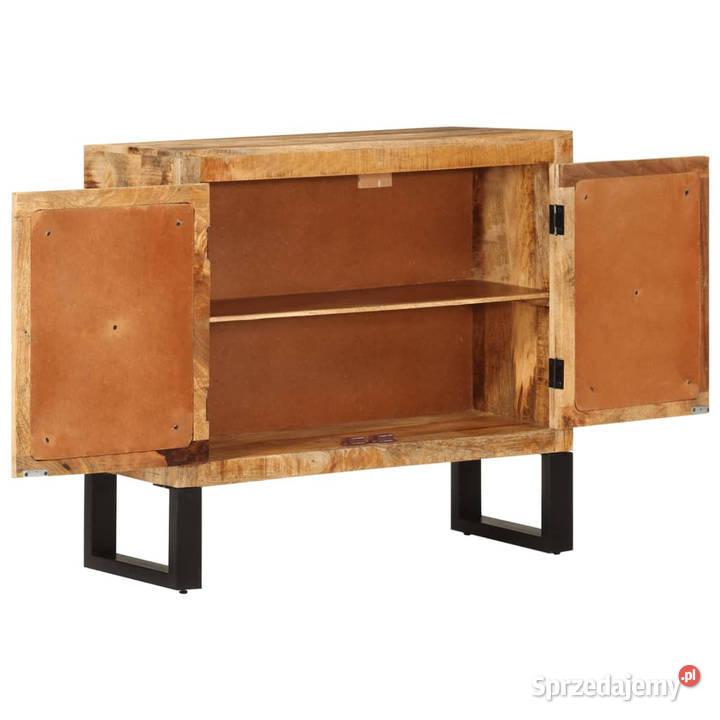 Szafka 80x30x71 lite surowe drewno mango i metal Pozostałe Warszawa