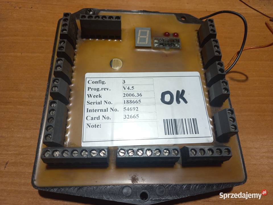 Płytka sterująca sterownik 54692 32665 winda wielkopolskie Przykona