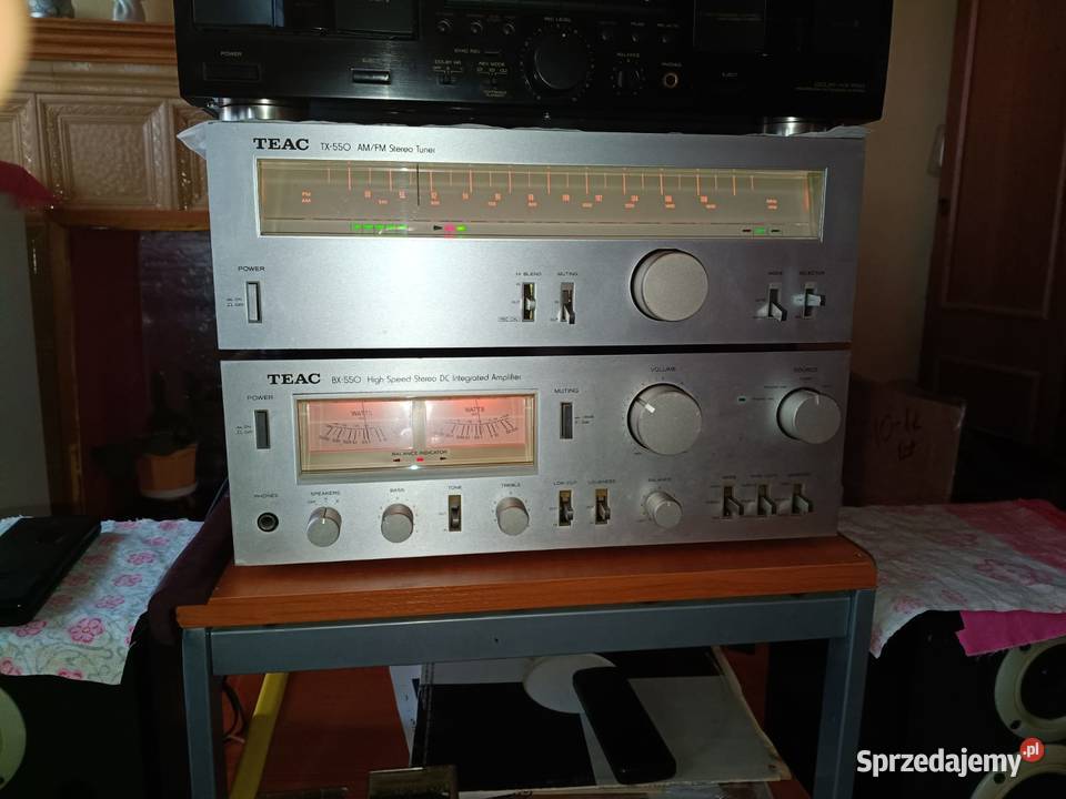 Piękny zestaw zmacniacz radio Vintage TEAC podkarpackie Chorzelów
