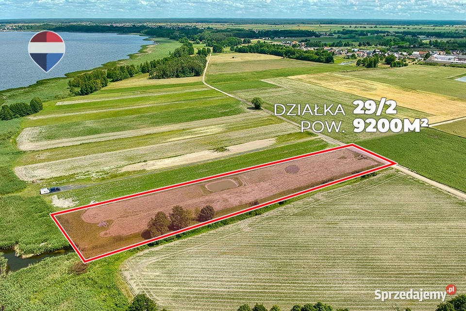 Działka inwestycyjna Jeziorem Zbąszyńskim rekreacyjna Perzyny