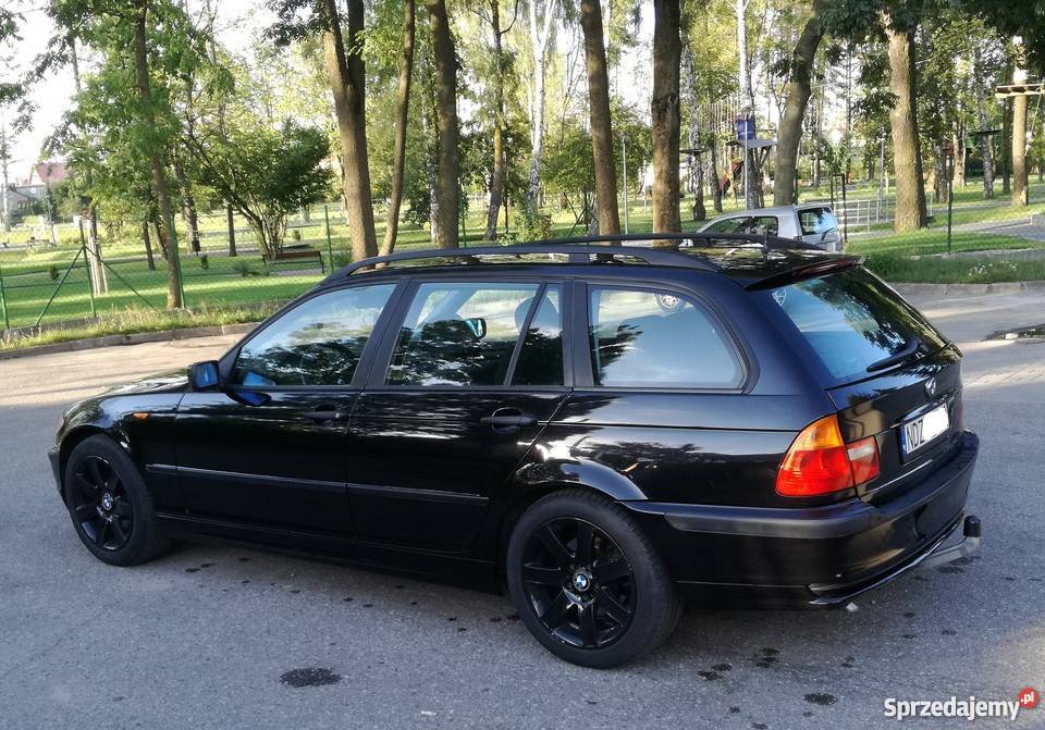 BMW 320d e46 150 Piękna czarna tempomat Seria 3 Rybno