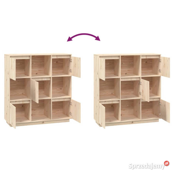 Szafka 1105x35x117 lite drewno sosnowe WM814369