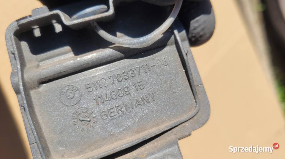 BMW 5 E60 sedan ZAŚLEPKA HAKA TYL ZDERZAKA 93 osobowe śląskie Ruda Śląska