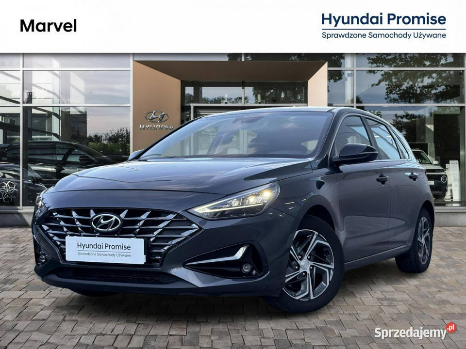 Hyundai i30 15 TGDI 160 6MT MHEV 48 Wersja Smart asystent pasa ruchu Łódź