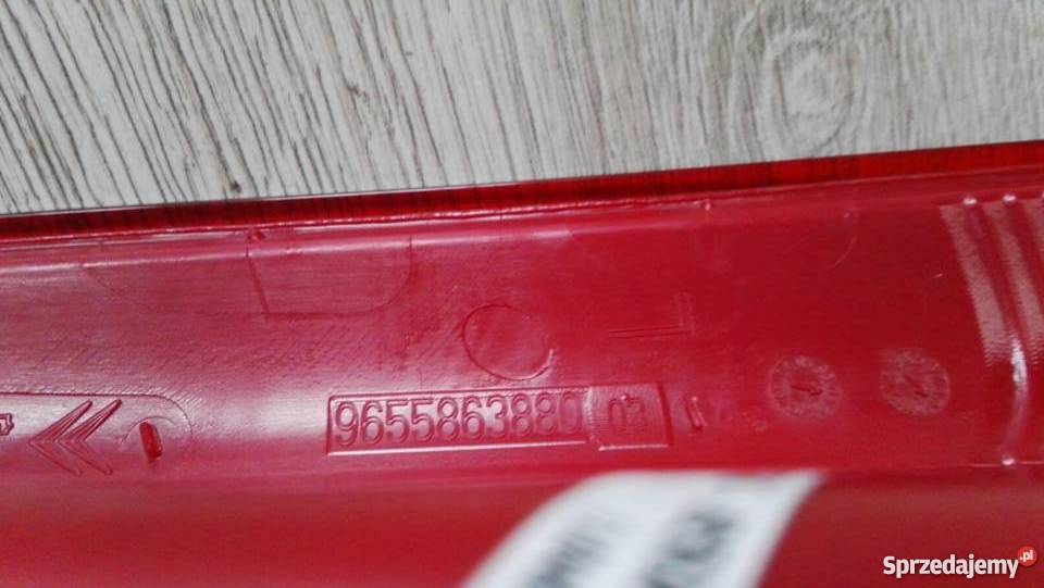 CITROEN C4 NOWY ORYG LEWY ODBLASK TYŁ 9655