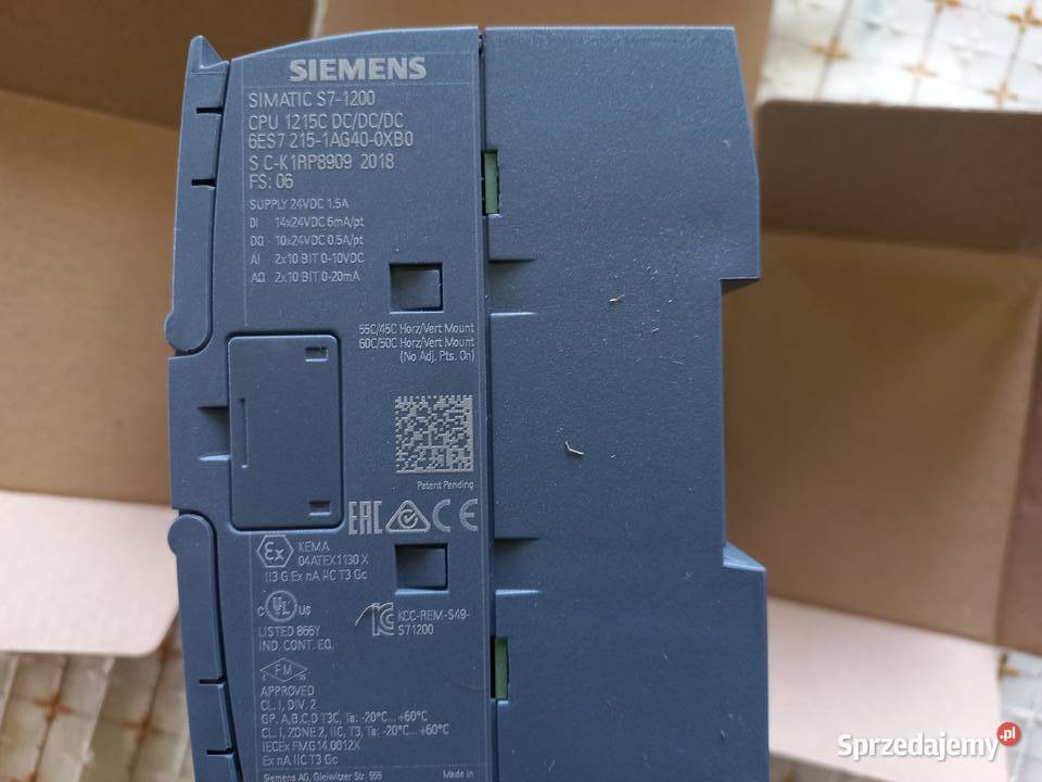 Sterownik Siemens 1215C DCDCDC sprzedam