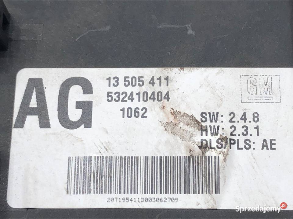 MODUŁ ŚWIATEŁ OPEL INSIGNIA A 13505411 0817 osobowe sprzedam