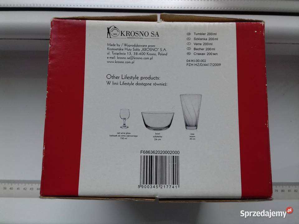 Krosno Szklanki do drinków 200ml Soft drink Bydgoszcz
