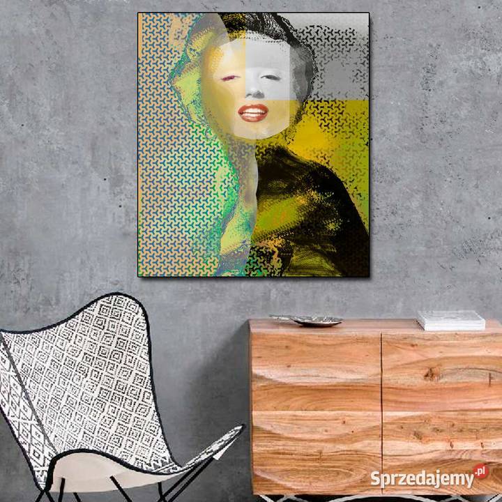 Obraz canvas Marilyn Monroe smile 90x100 podlaskie Ignatki