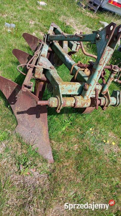 Pług 3 skibowy unii Grudziądz nieuszkodzony Nowa Karczma