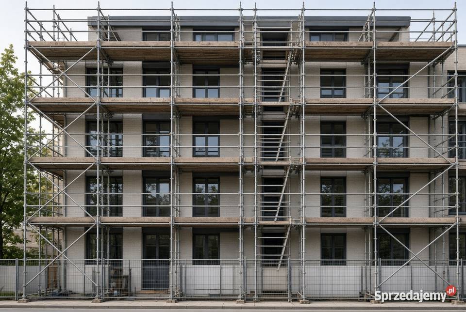 Rusztowanie fasadowe 307m2 Zduńska Wola