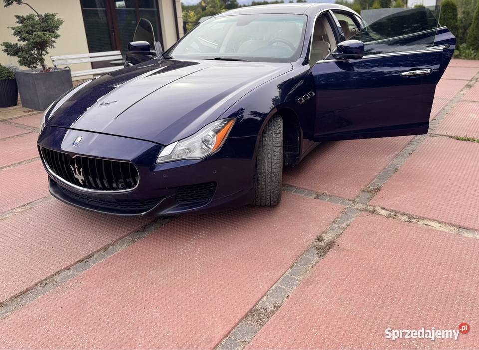 MASERATI QUATTROPORTE S 30 V6 410 2014 112 000 Rok produkcji 2014 Pomlewo