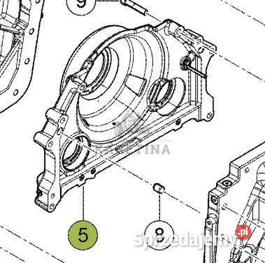 CLAAS Arion 610 660 Obudowa Pokrywa Łożysk Jastrzębniki sprzedam