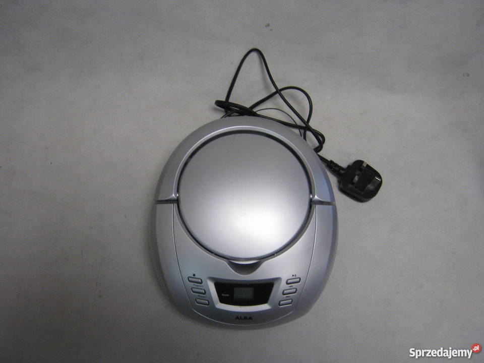 Boombox Alba Przenośny CD Srebrny Mały