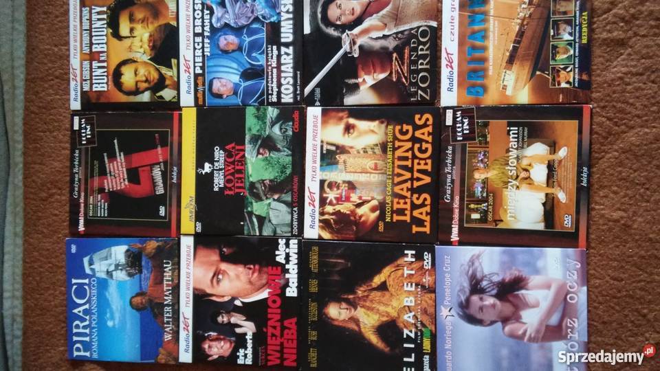 Filmy na DVD z gazet 60 sztuk DVD Pruszków