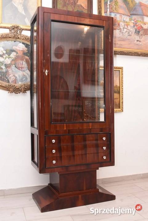 Witryna Art Deco Gablotka Serwantka Salon Kraków