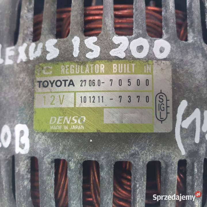 ALTERNATOR Lexus IS200 R6 20 i denso 2706070500