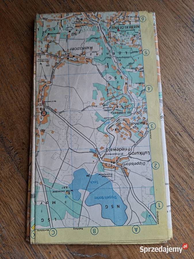 Stadplan Dresden 120 000 mapa Kraków