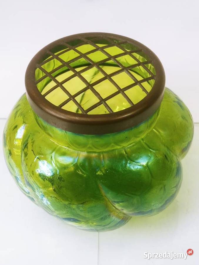 Loetz Wazon Szkło Lotz Plaster Miodu lubuskie Nowa Sól