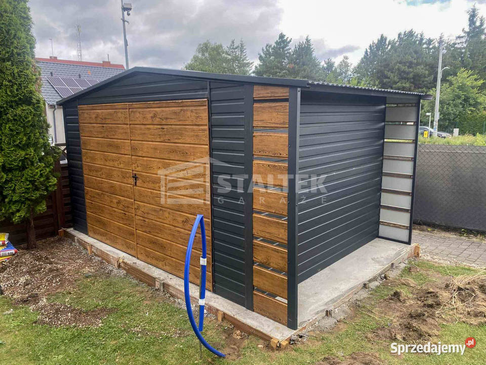 Schowek Domek Ogrodowy 4x3m Wiata 05m Brama Dach łódzkie Sieradz